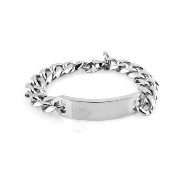 צמיד גורמט קובני מוזהב ומוכסף לגבר