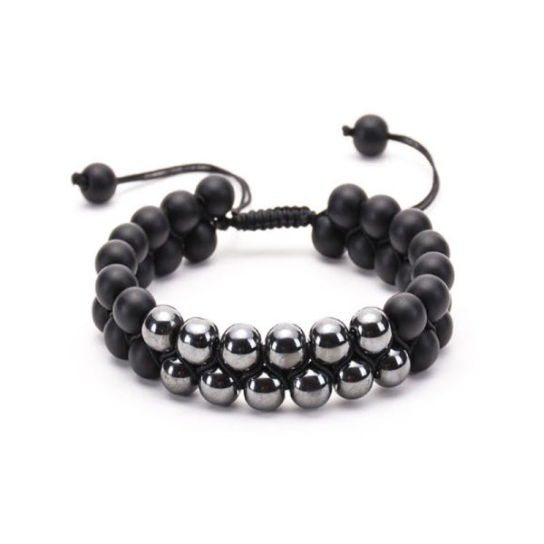 צמיד חרוזים דו שכבתי