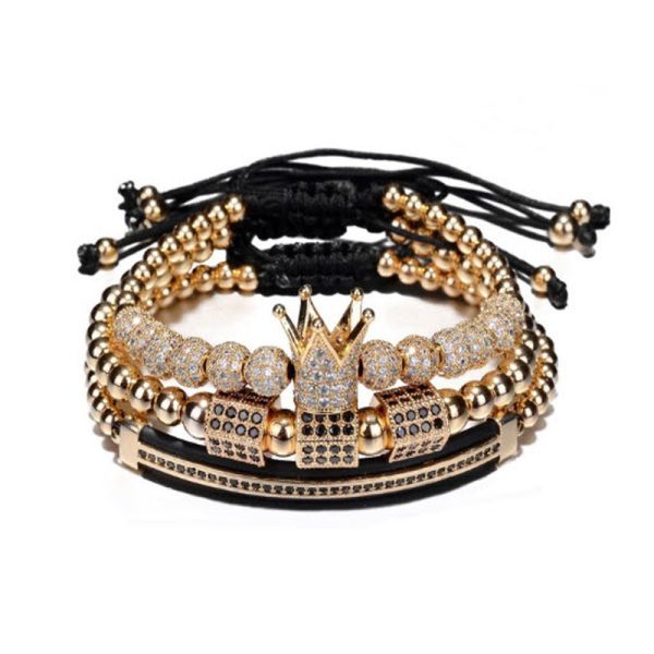 צמיד 3 יחידות רב שכבתי לגברים