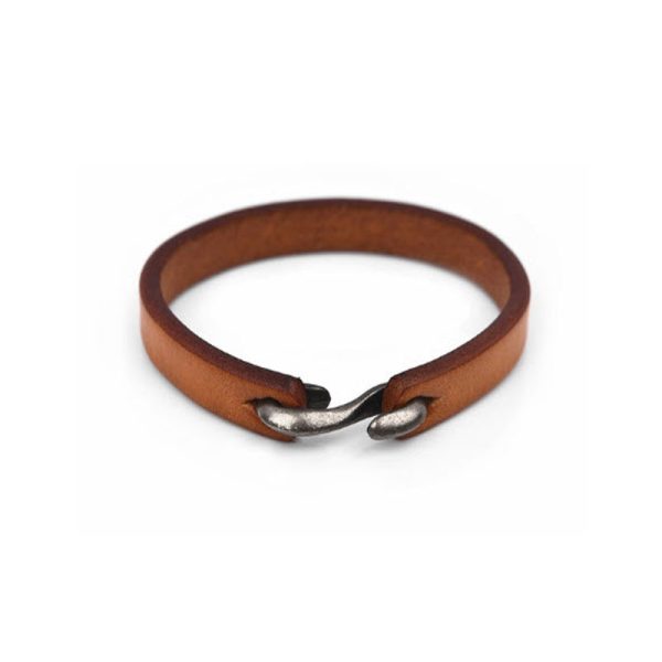 צמיד עור לגבר עד 20 ס"מ לגבר