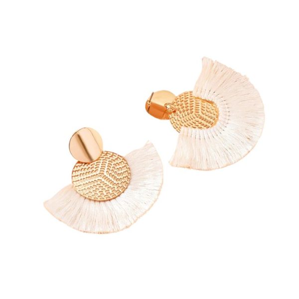 עגילי תליון גדול ופנינה לבנה, עגילי טיפה לנשים, תכשיטי